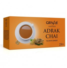 Girnar Adrak chai Tea with Ginger  Box  25 pcs